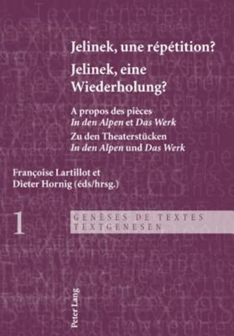 Jelinek, une répétition ?- Jelinek, eine Wiederholung?