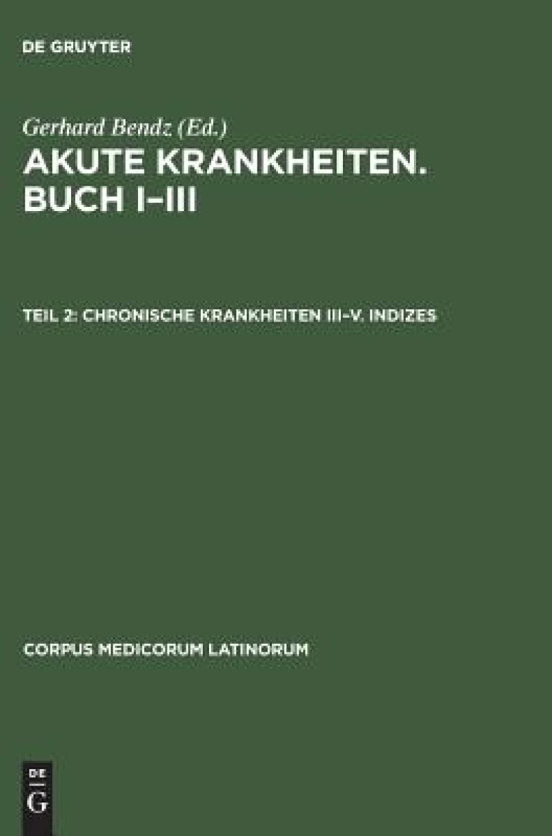 Chronische Krankheiten III–V. Indizes