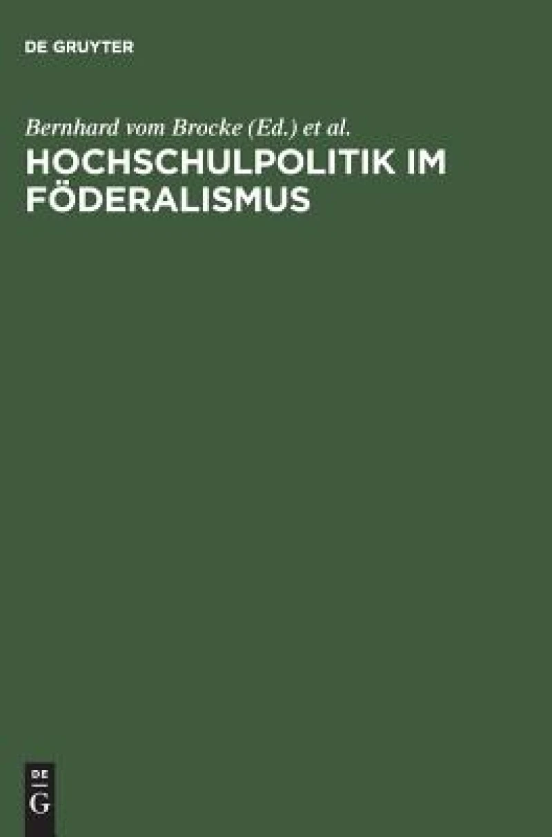 Hochschulpolitik im Föderalismus