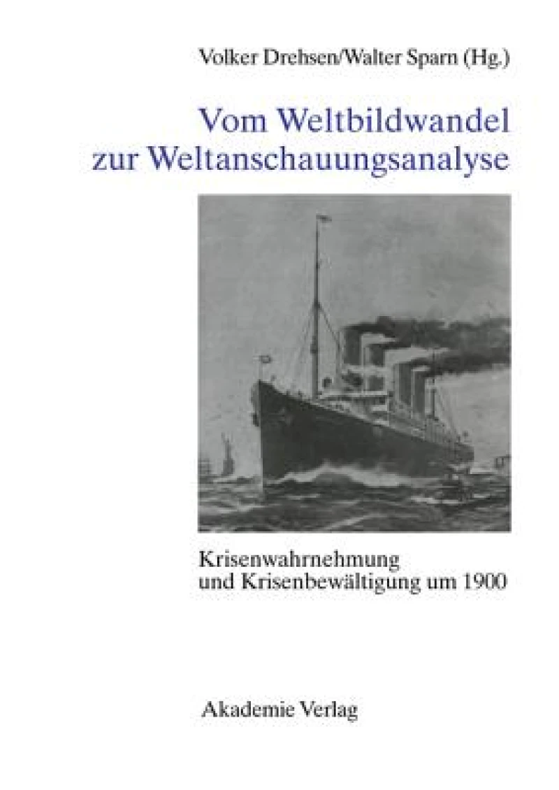 Vom Weltbildwandel Zur Weltanschauungsanalyse