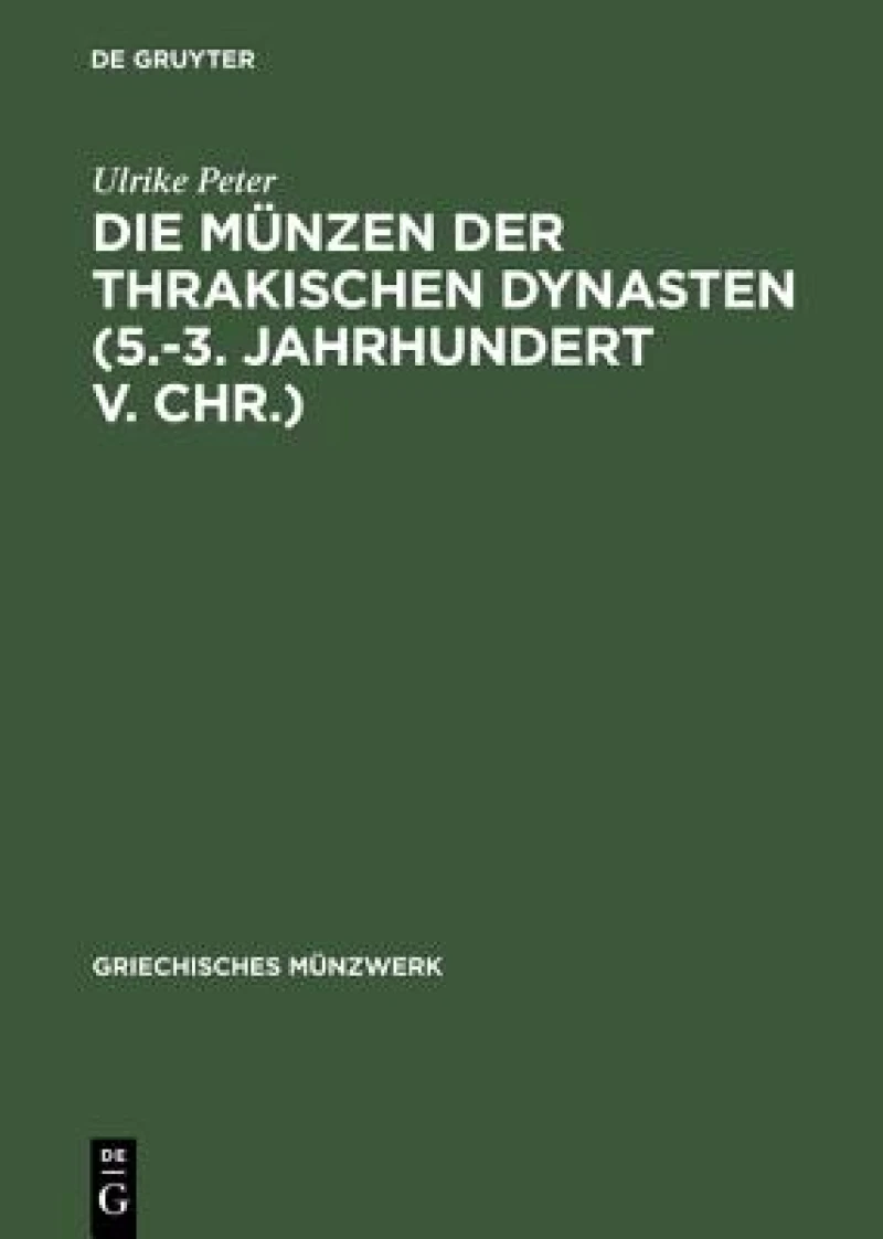 Münzen der thrakischen Dynasten (5.-3. Jahrhundert v. Chr.)