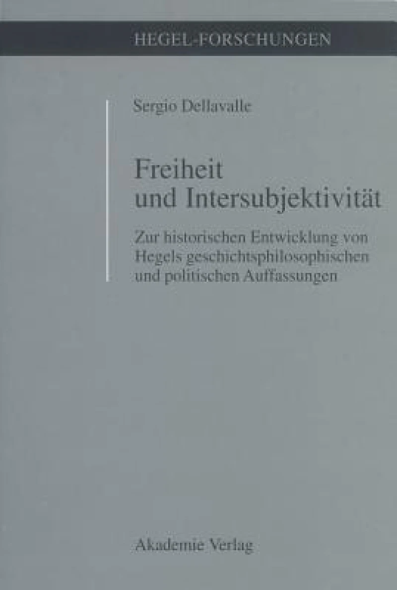 Freiheit und Intersubjektivität