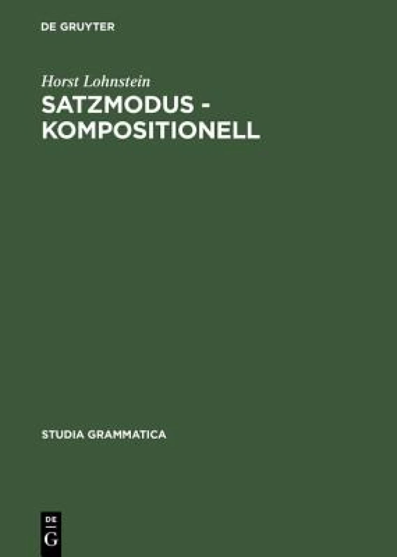 Satzmodus - kompositionell