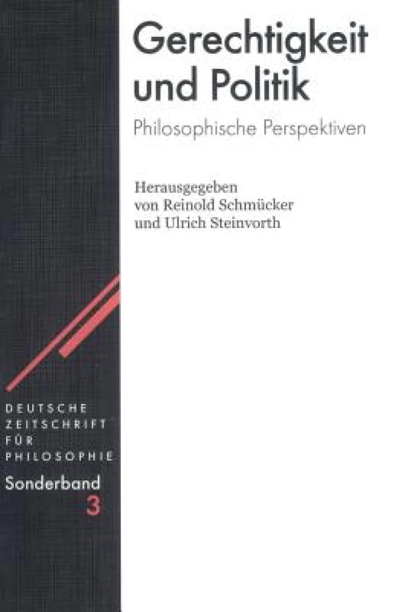 Gerechtigkeit Und Politik