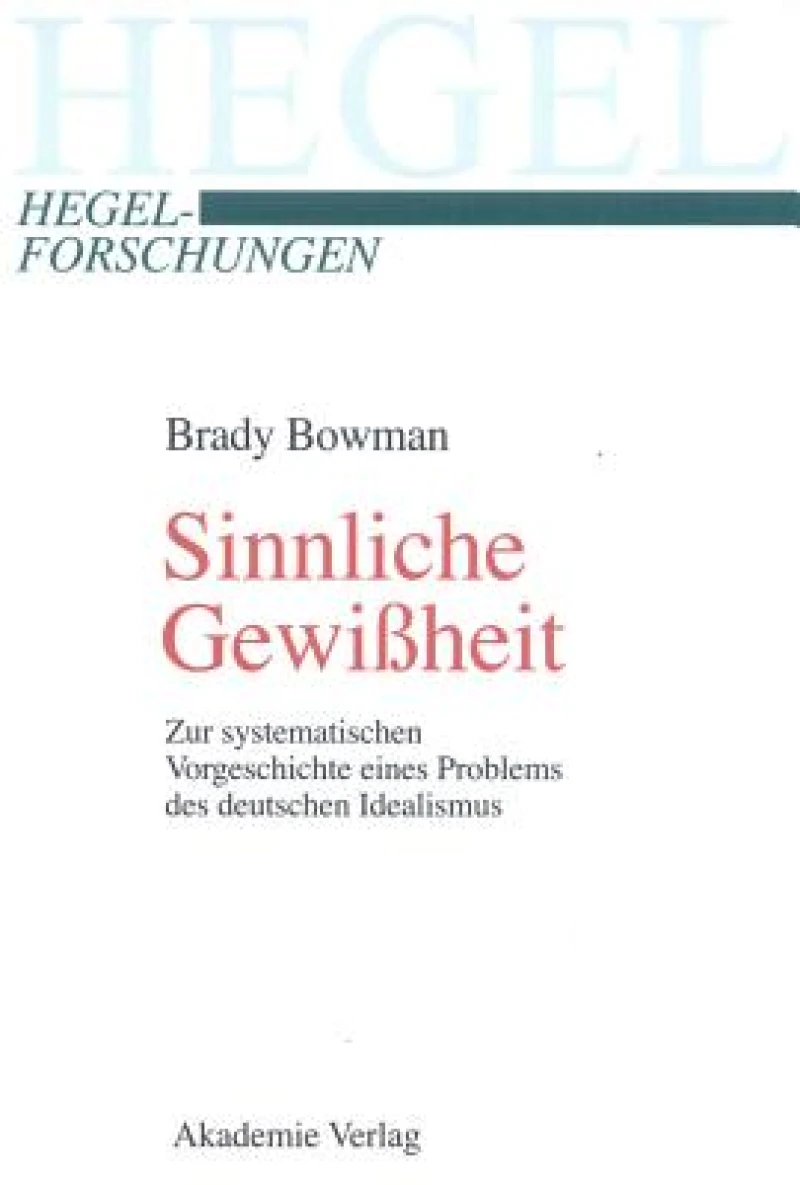 Sinnliche Gewißheit
