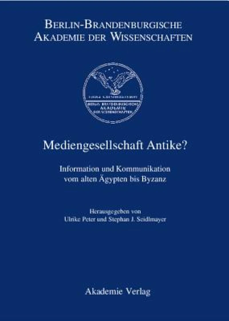 Mediengesellschaft Antike?