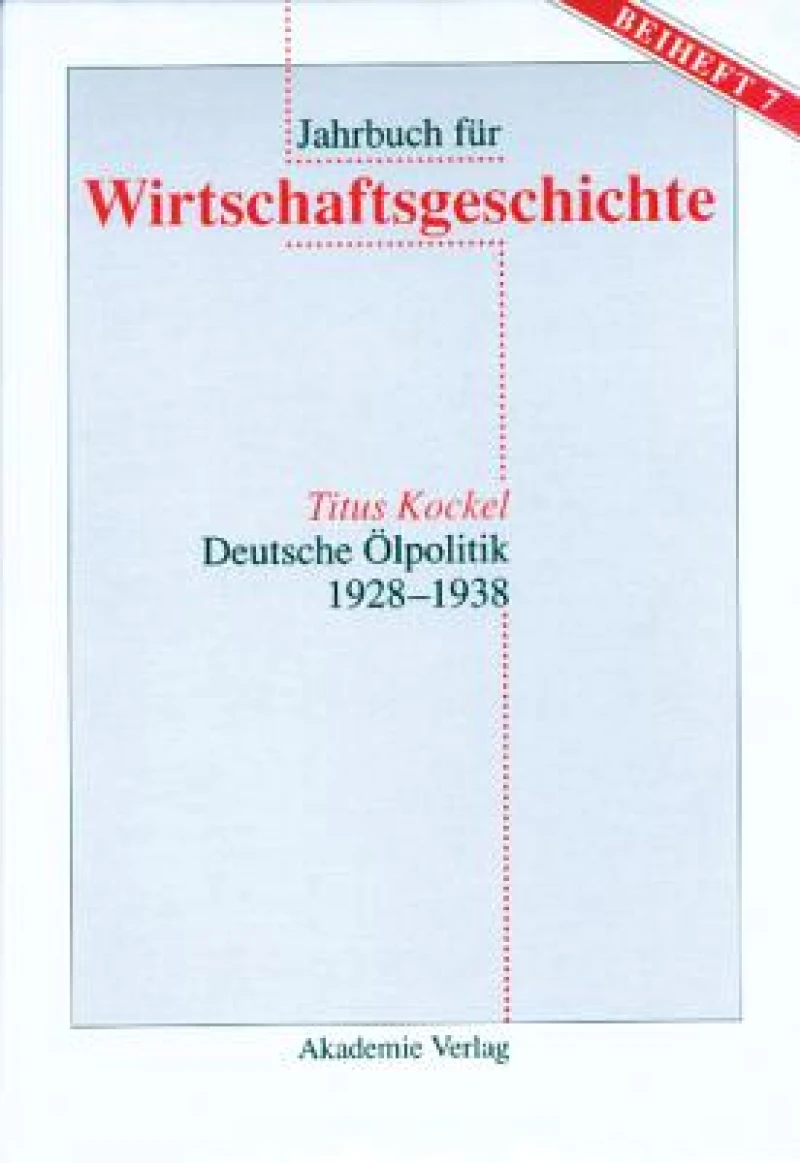 Deutsche Ölpolitik 1928-1938