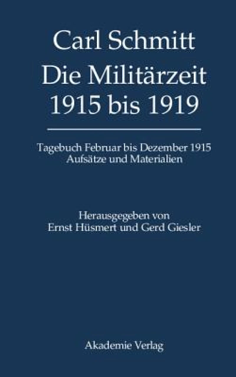 Militärzeit 1915 bis 1919