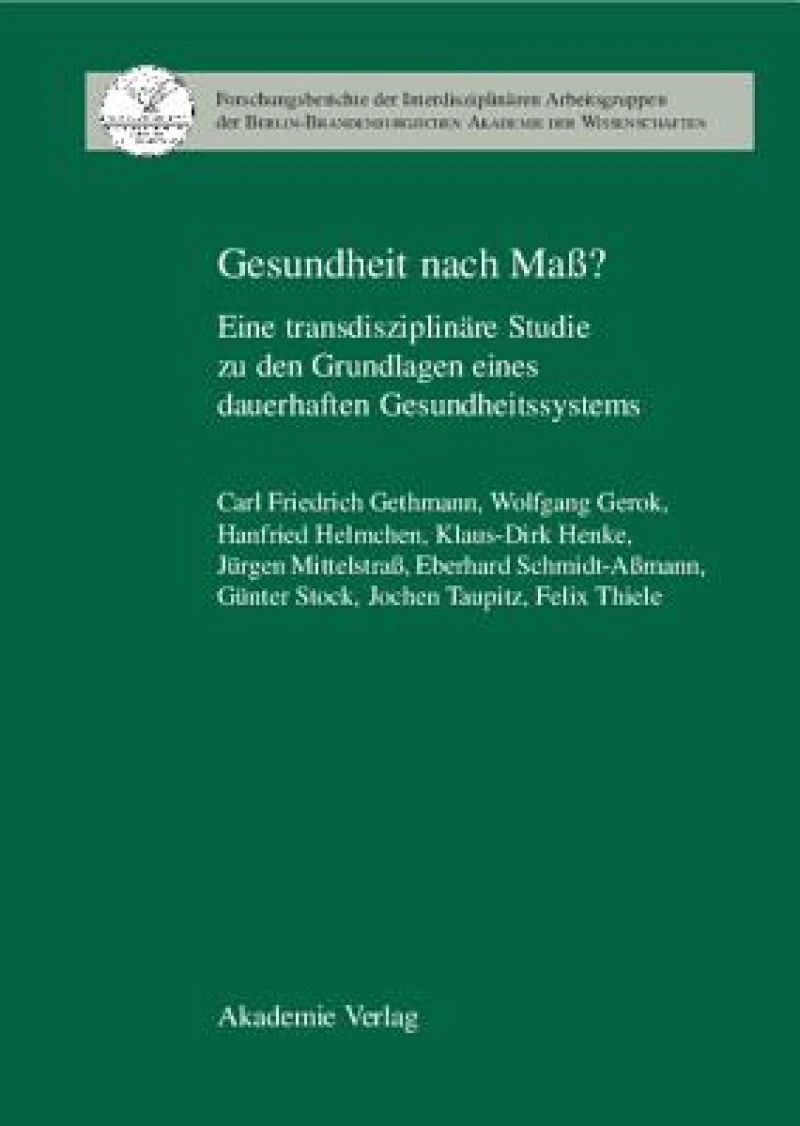 Gesundheit Nach Maß?