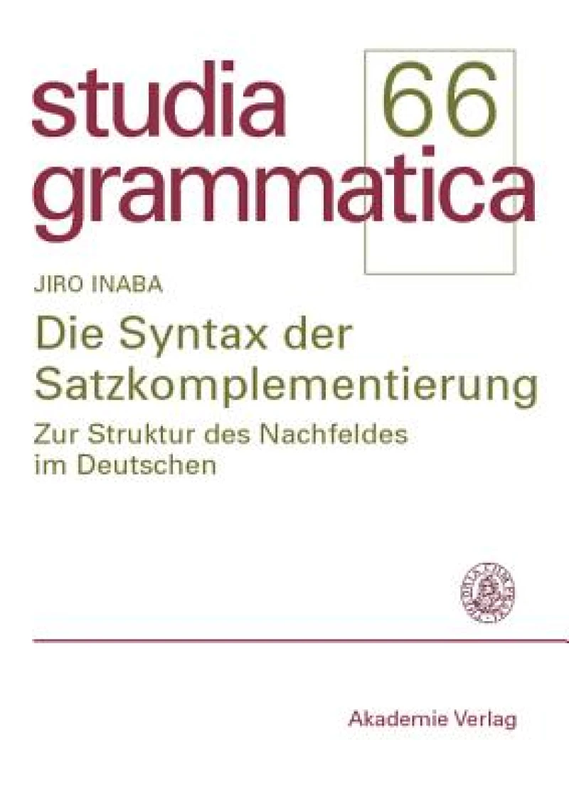 Syntax der Satzkomplementierung