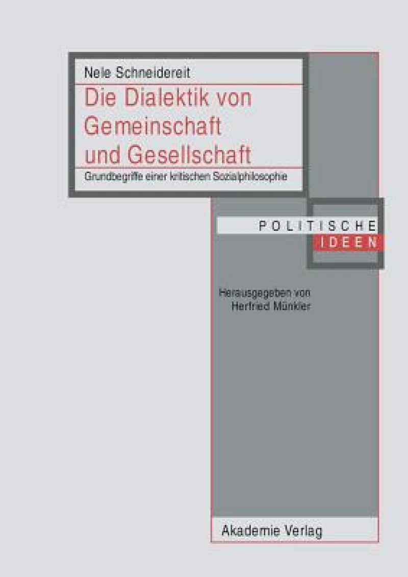 Dialektik von Gemeinschaft und Gesellschaft