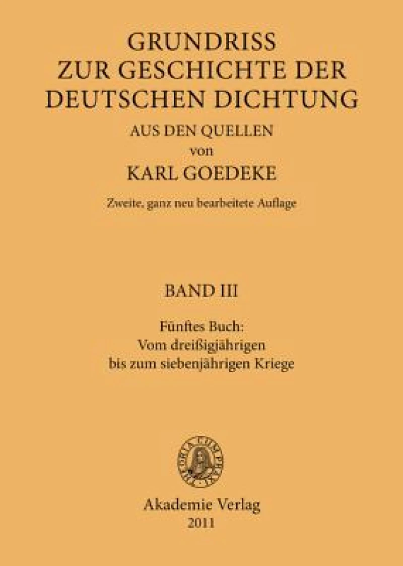 Fünftes Buch: Vom dreissigjährigen bis zum siebenjährigen Kriege