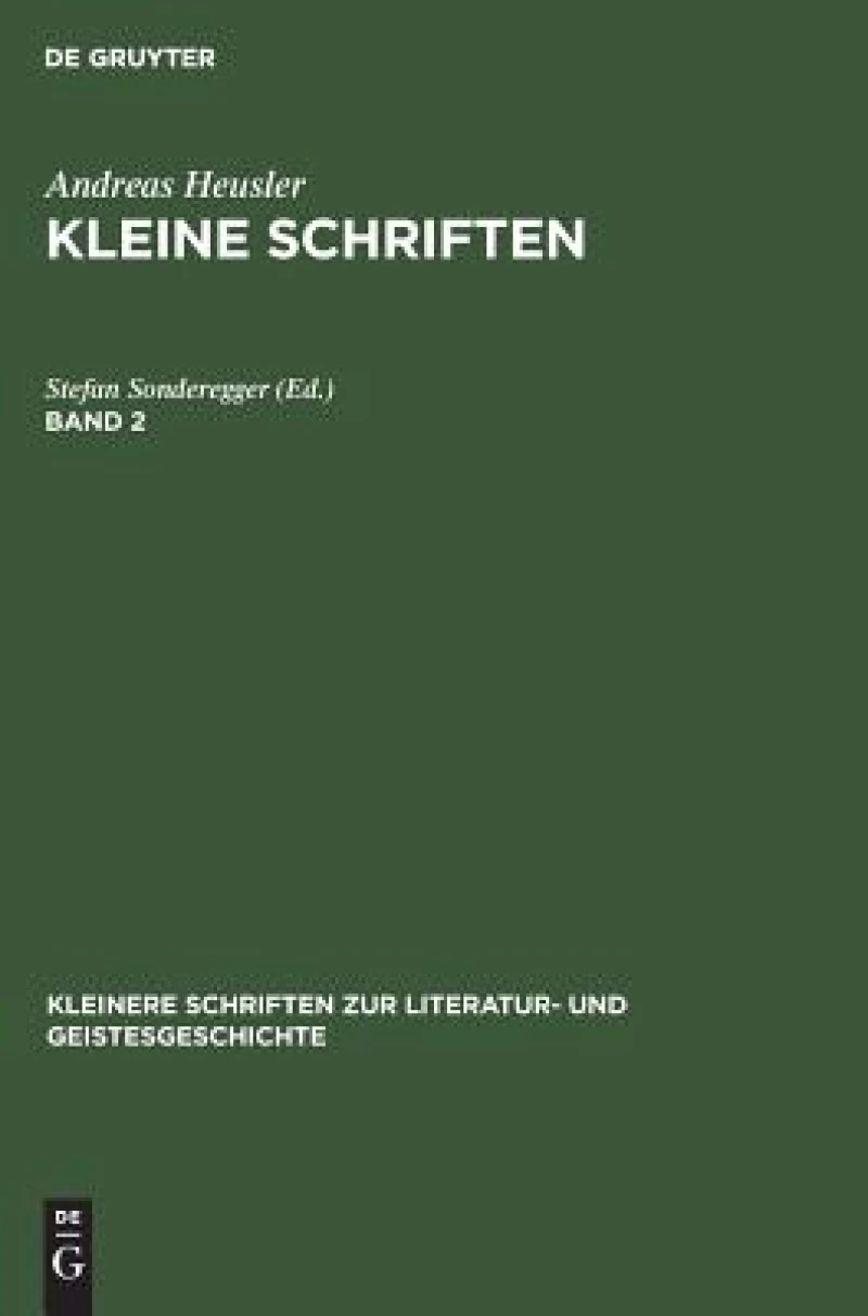 Kleine Schriften. Band 2