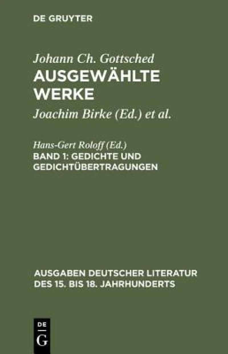 Gedichte Und Gedichtübertragungen
