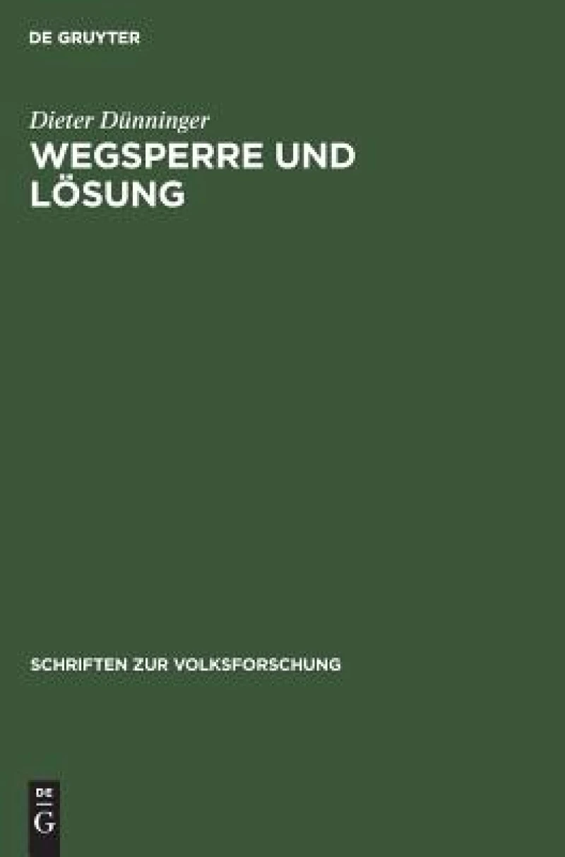 Wegsperre Und Lösung