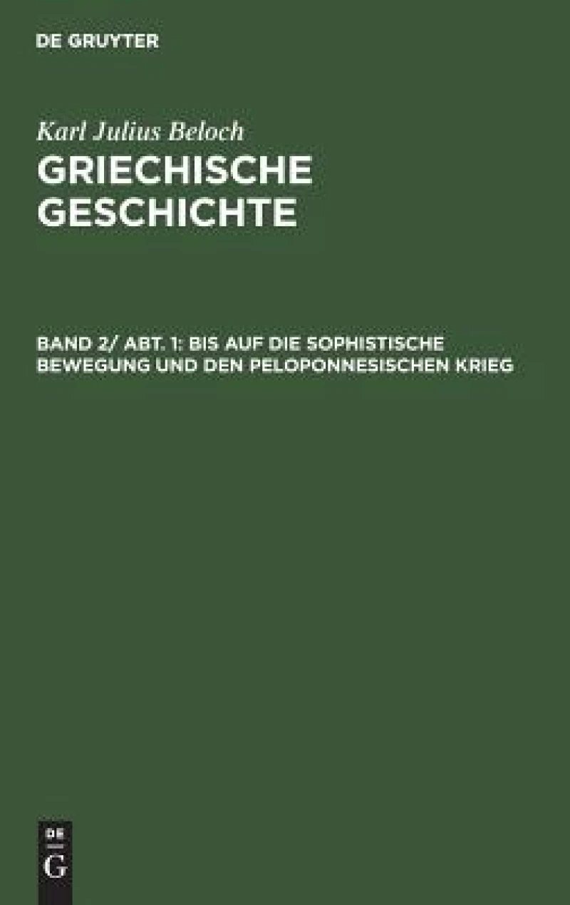 Bis auf die sophistische Bewegung und den peloponnesischen Krieg