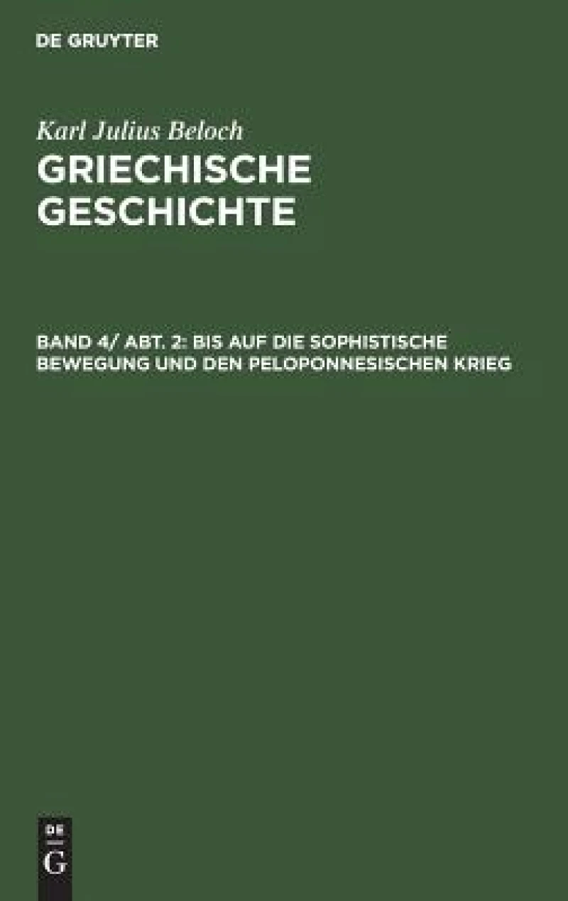 Bis auf die sophistische Bewegung und den peloponnesischen Krieg