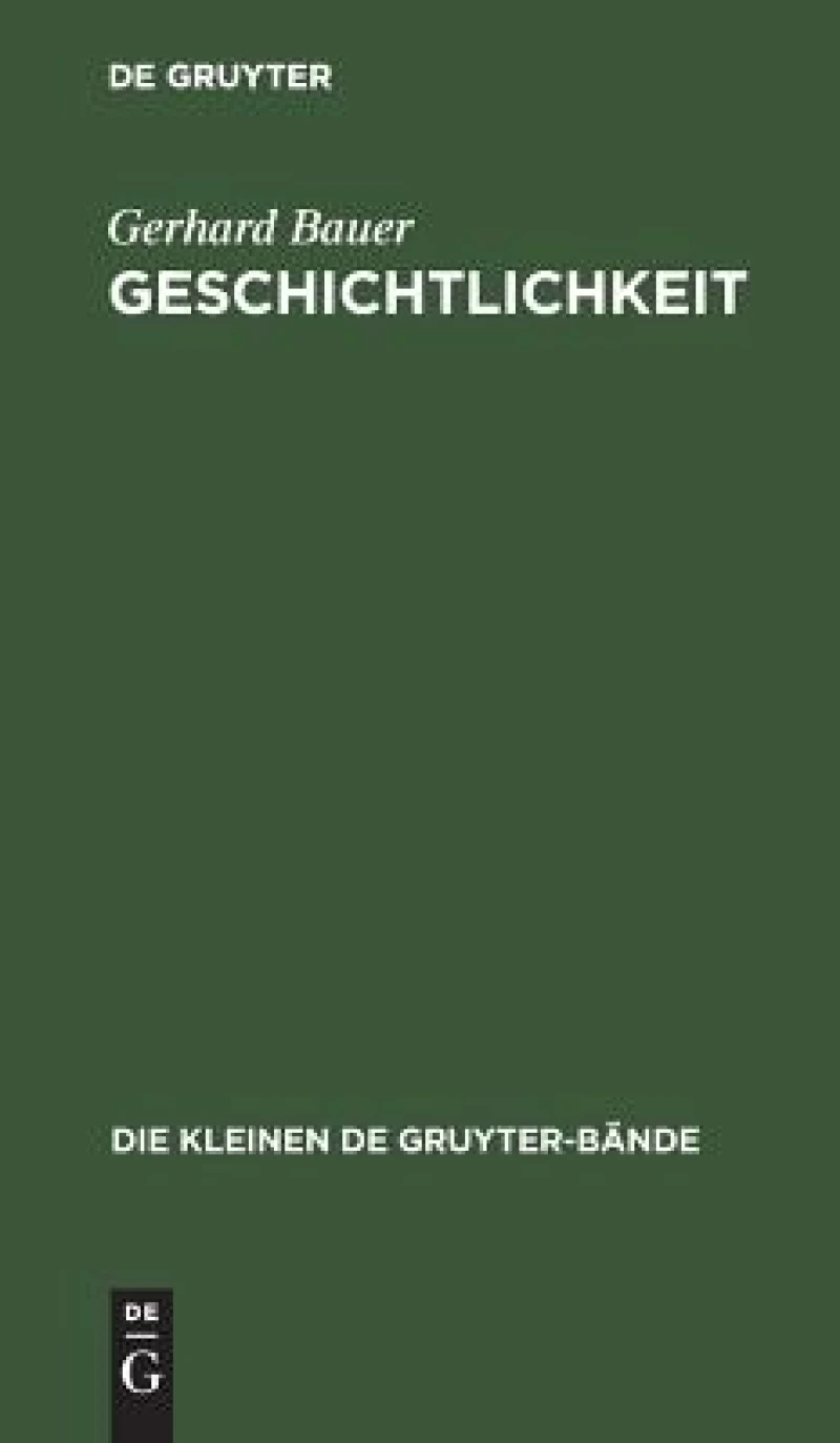 Geschichtlichkeit