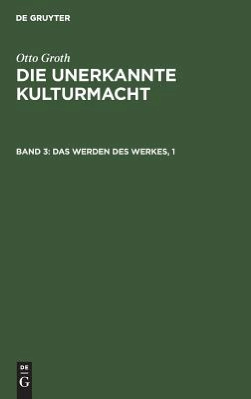 Werden des Werkes, 1