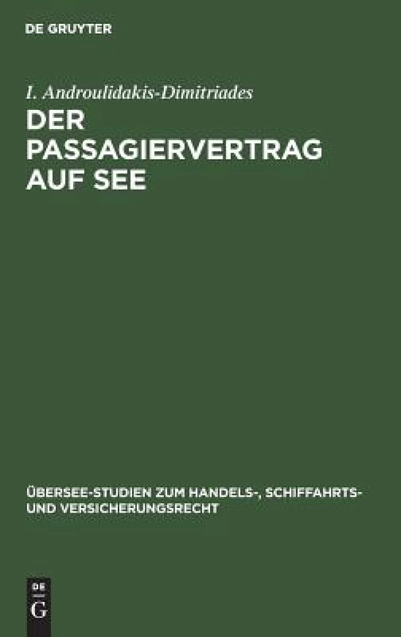 Passagiervertrag auf See