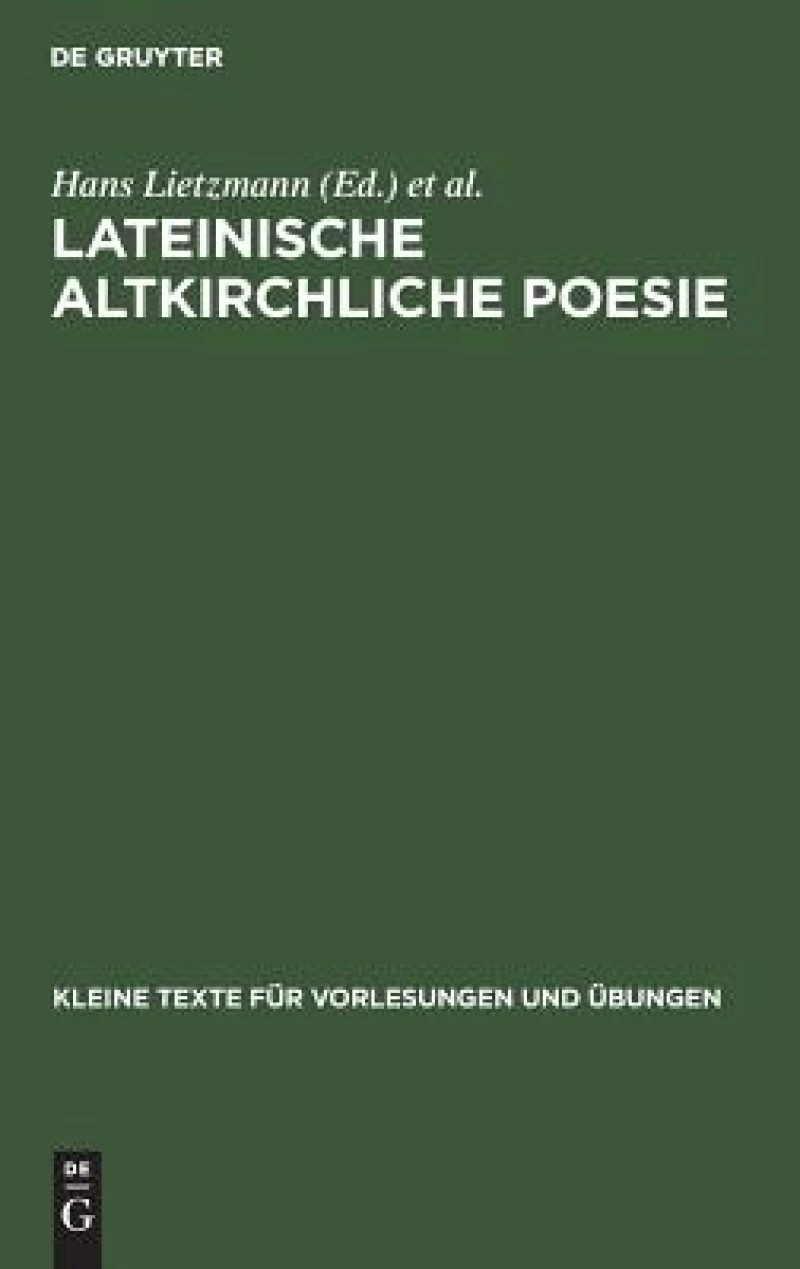 Lateinische Altkirchliche Poesie