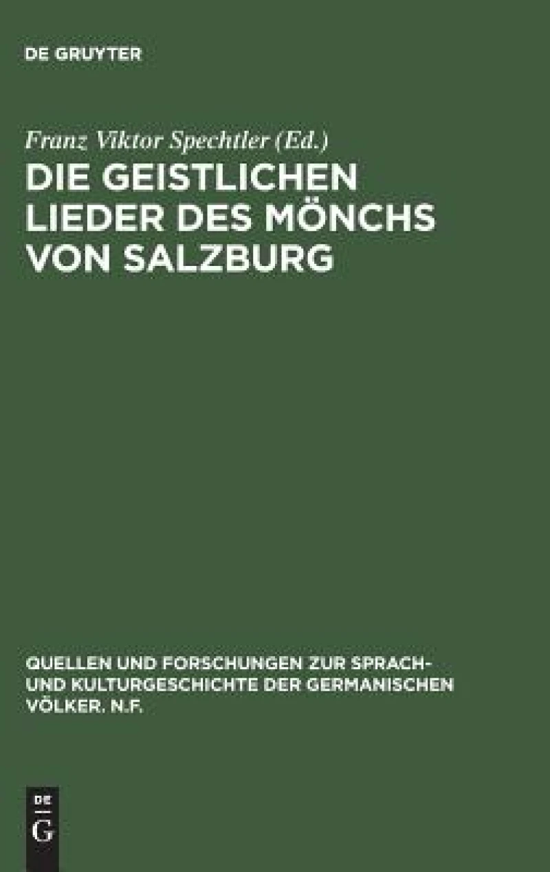 geistlichen Lieder des Mönchs von Salzburg