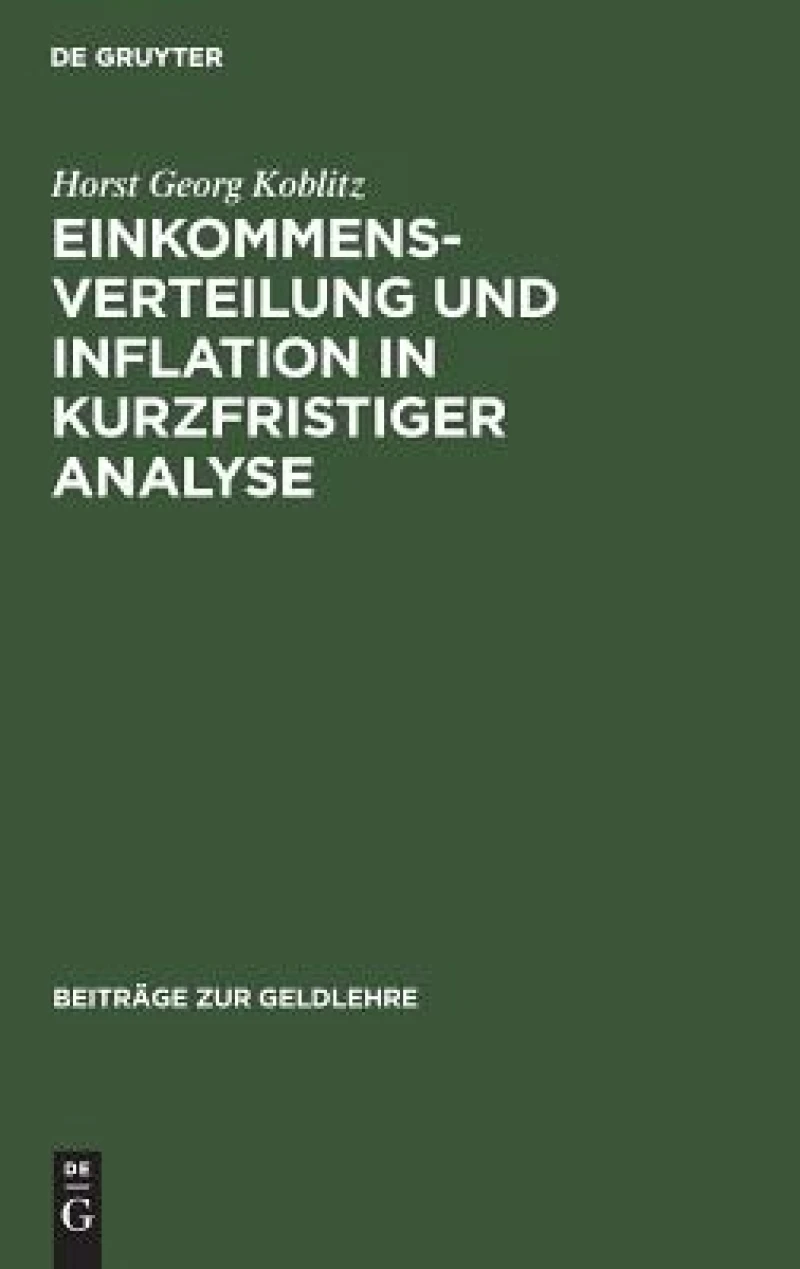 Einkommensverteilung Und Inflation in Kurzfristiger Analyse