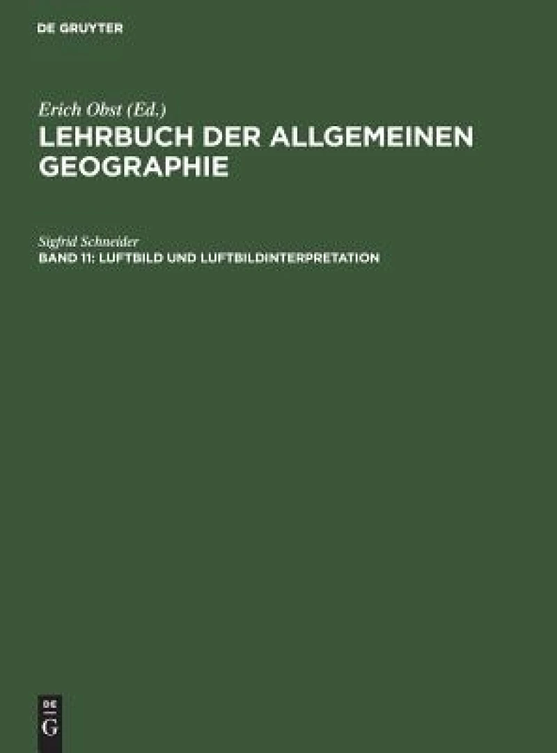 Luftbild Und Luftbildinterpretation
