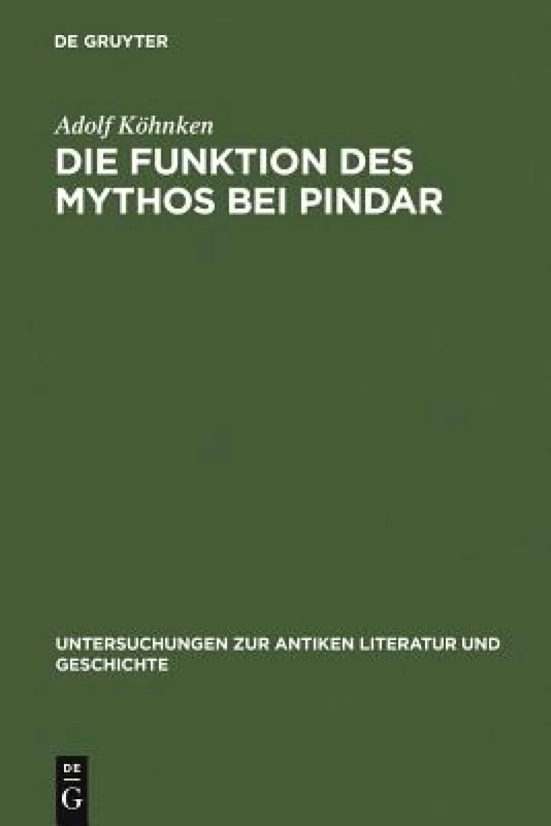 Funktion des Mythos bei Pindar