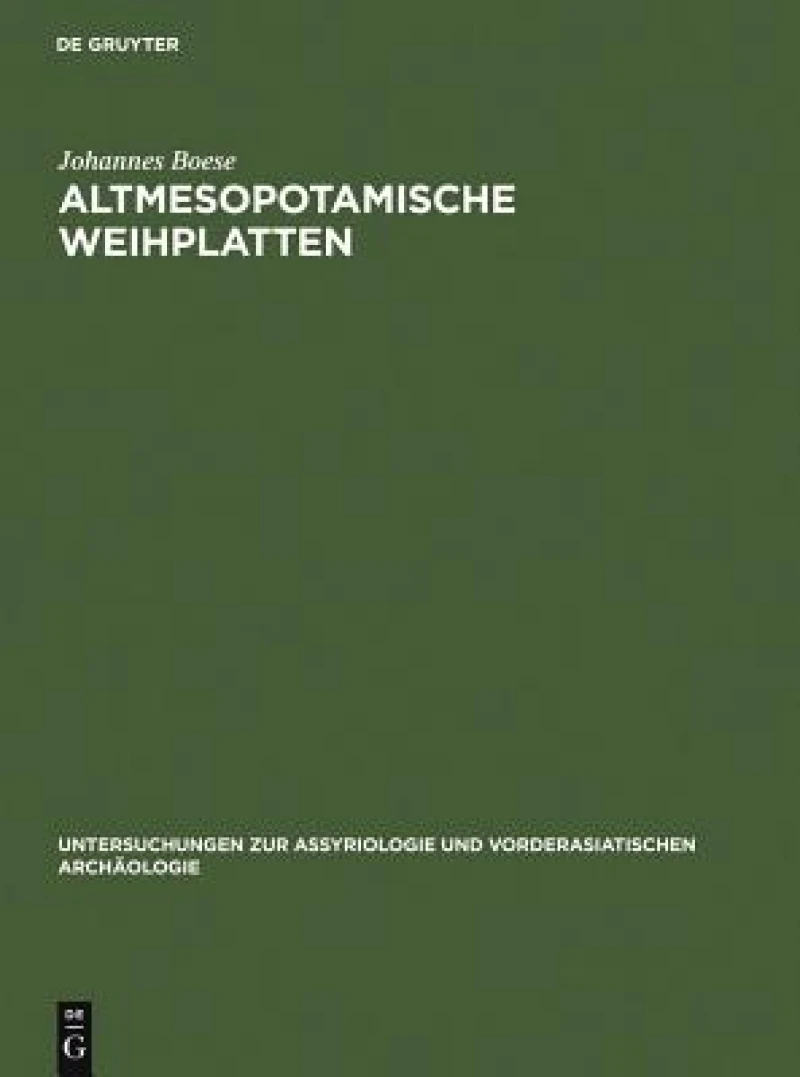 Altmesopotamische Weihplatten