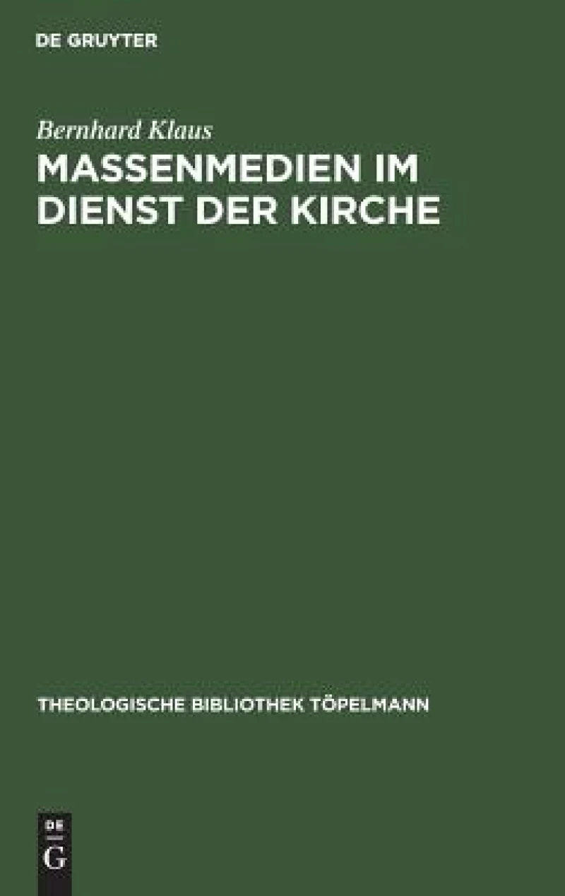 Massenmedien Im Dienst Der Kirche