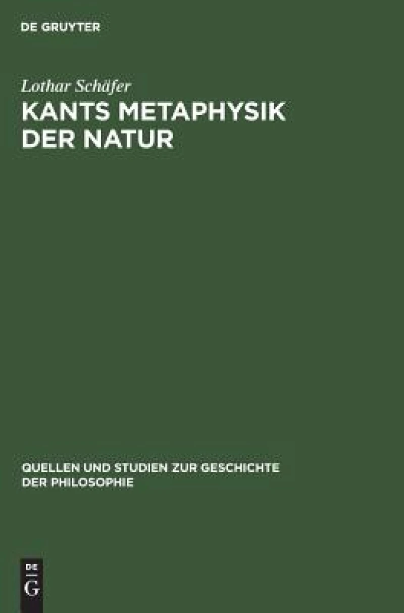Kants Metaphysik der Natur