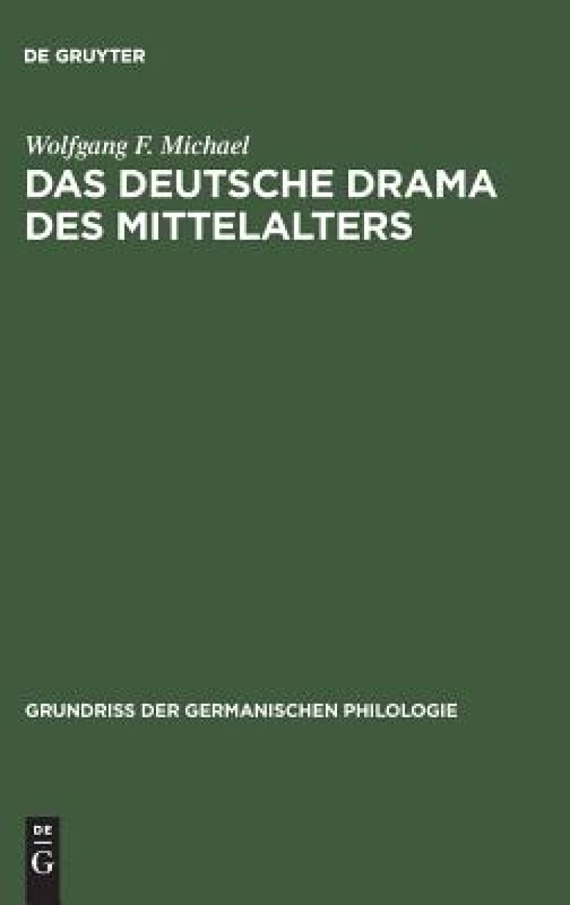 deutsche Drama des Mittelalters