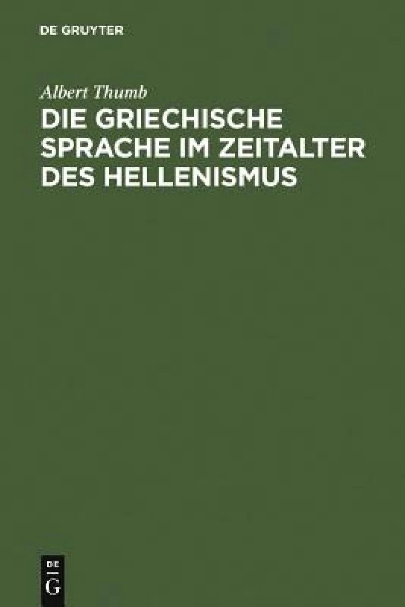 griechische Sprache im Zeitalter des Hellenismus