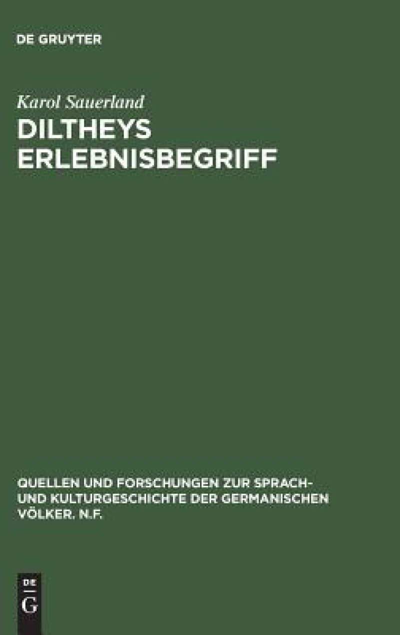 Diltheys Erlebnisbegriff