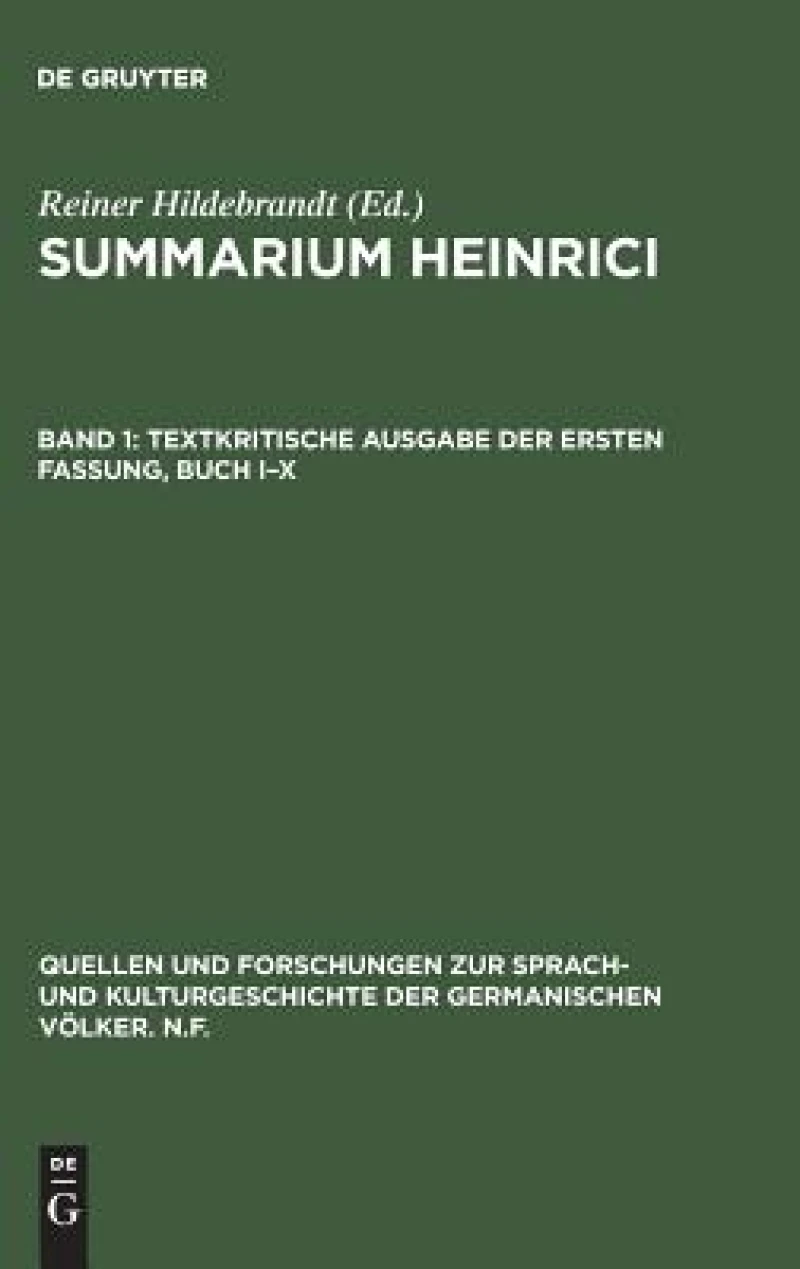 Textkritische Ausgabe der ersten Fassung, Buch I–X