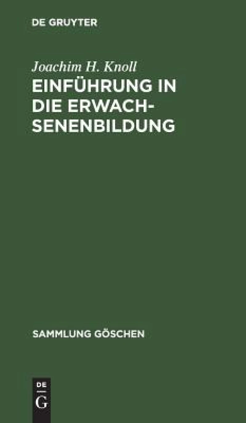 Einführung in die Erwachsenenbildung