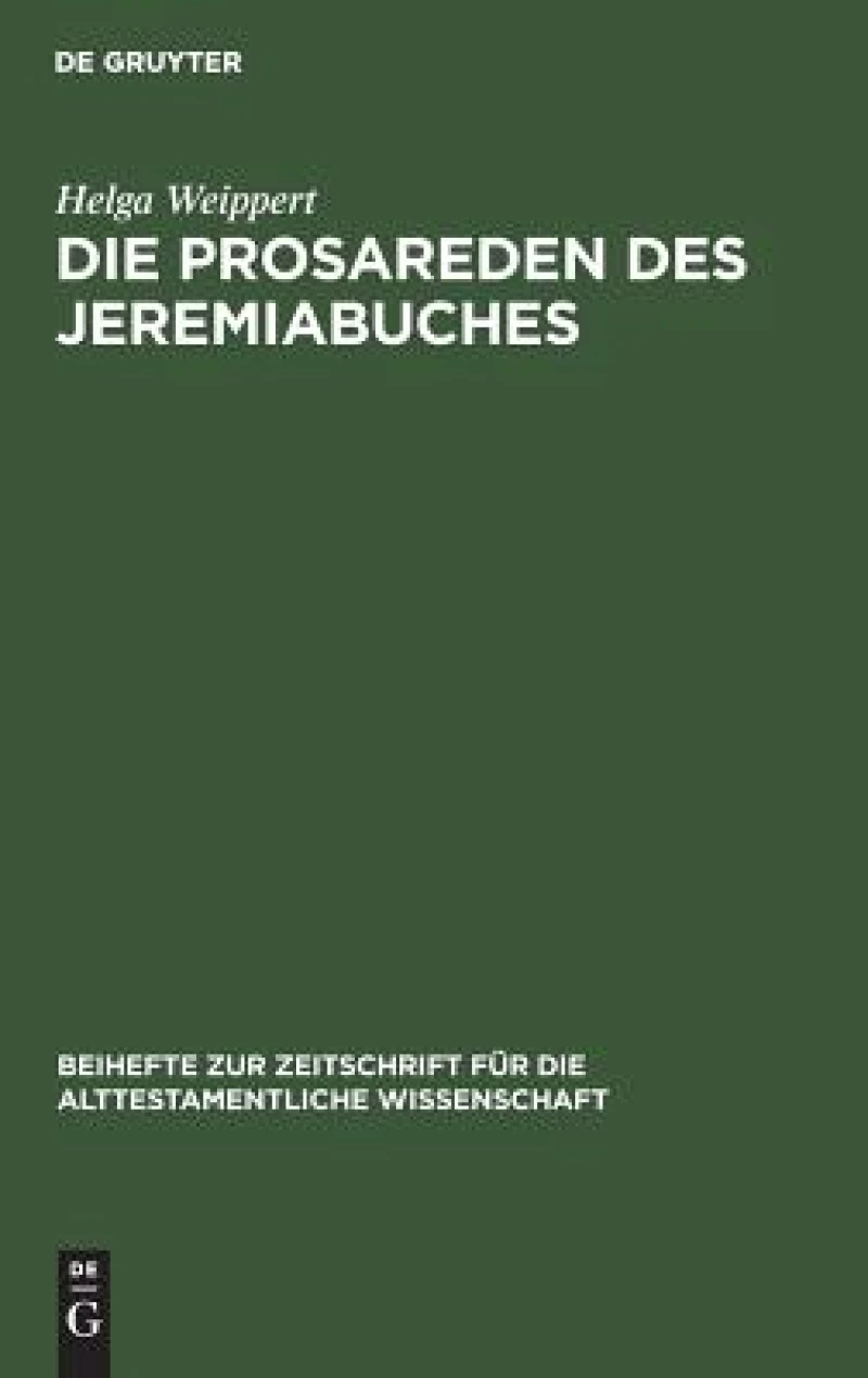 Prosareden des Jeremiabuches