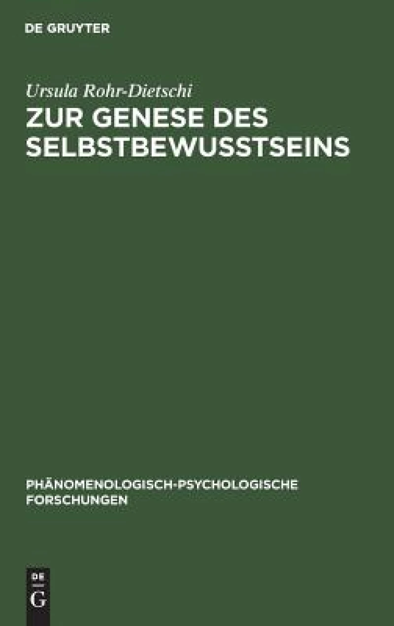 Zur Genese des Selbstbewußtseins