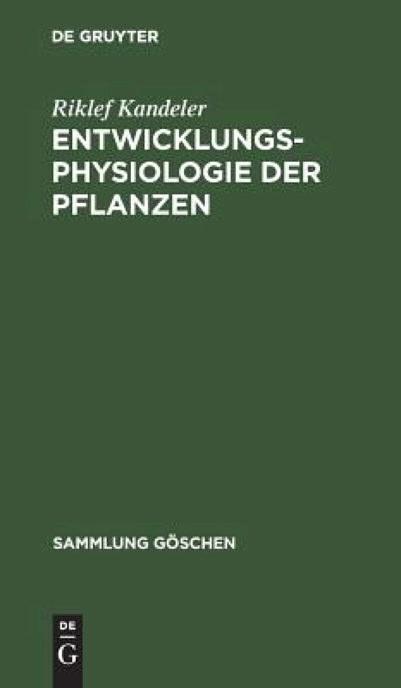 Entwicklungsphysiologie der Pflanzen