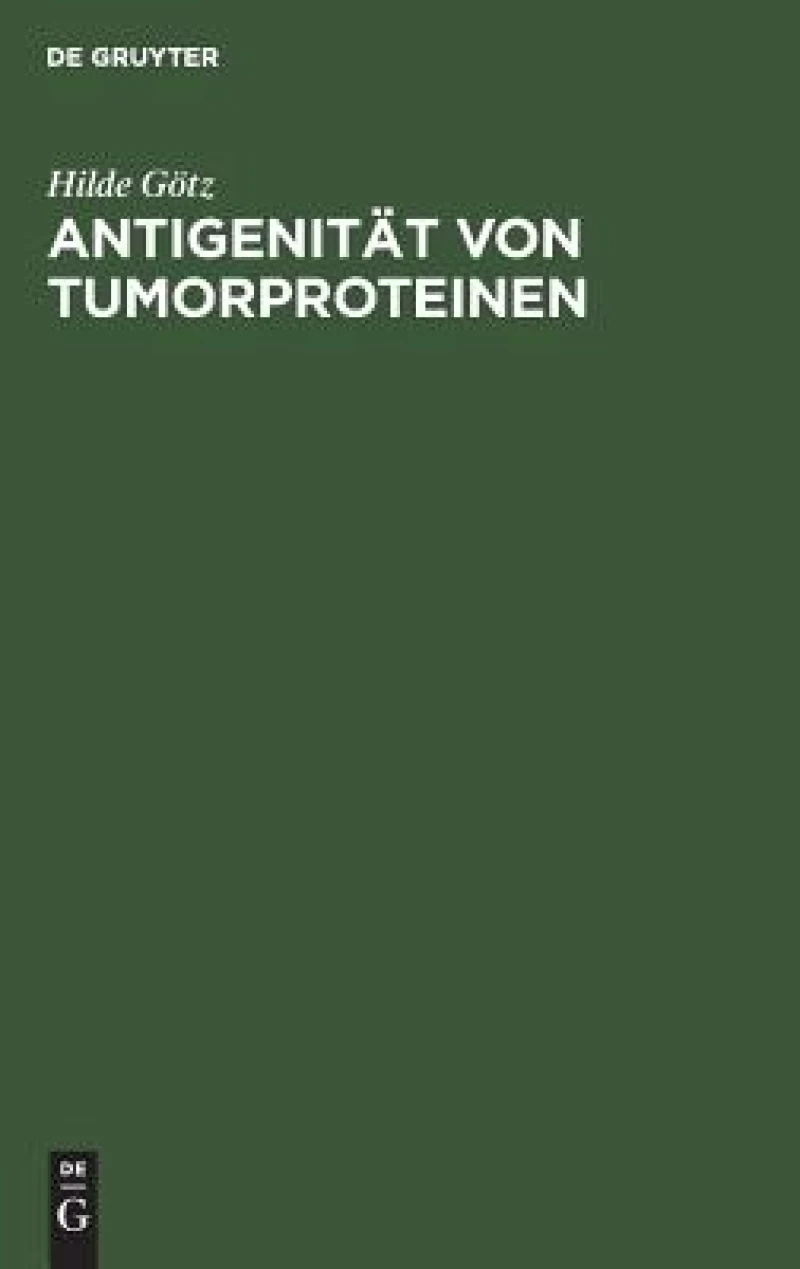 Antigenität Von Tumorproteinen