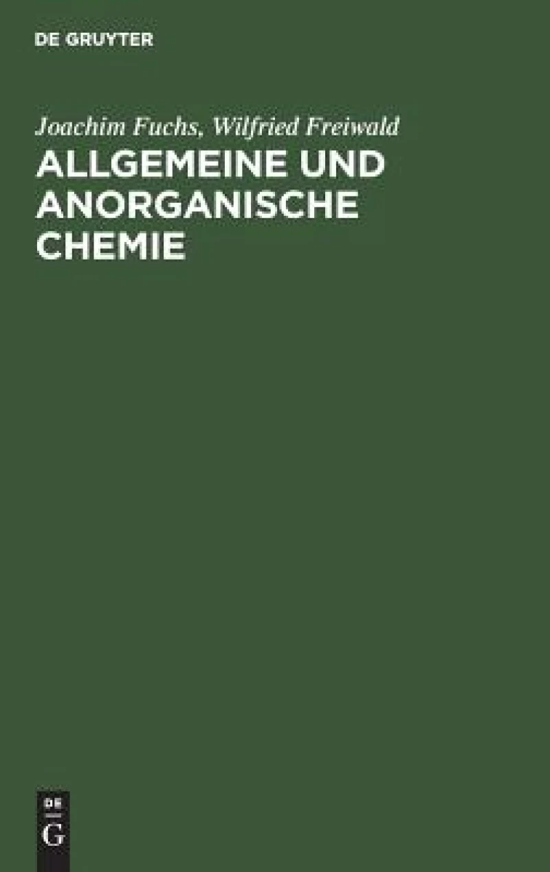 Allgemeine Und Anorganische Chemie