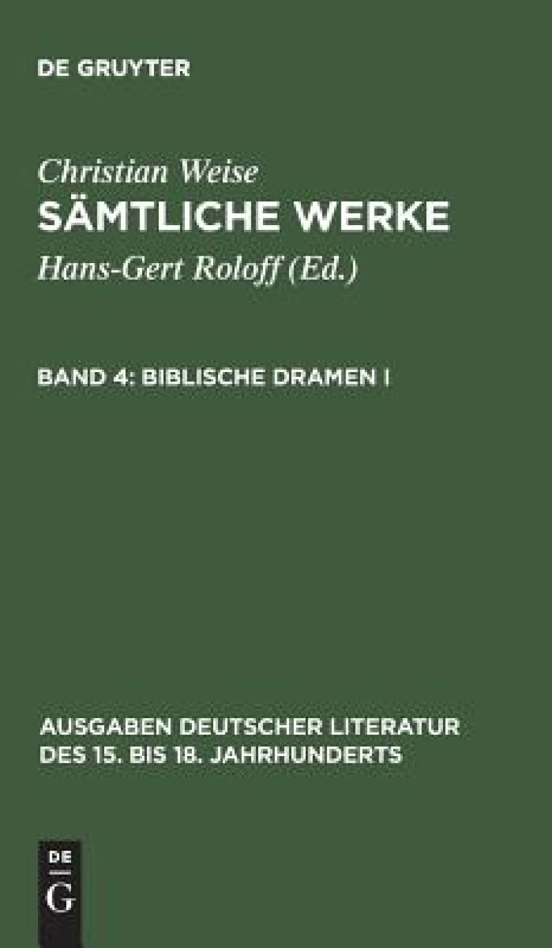 Biblische Dramen I