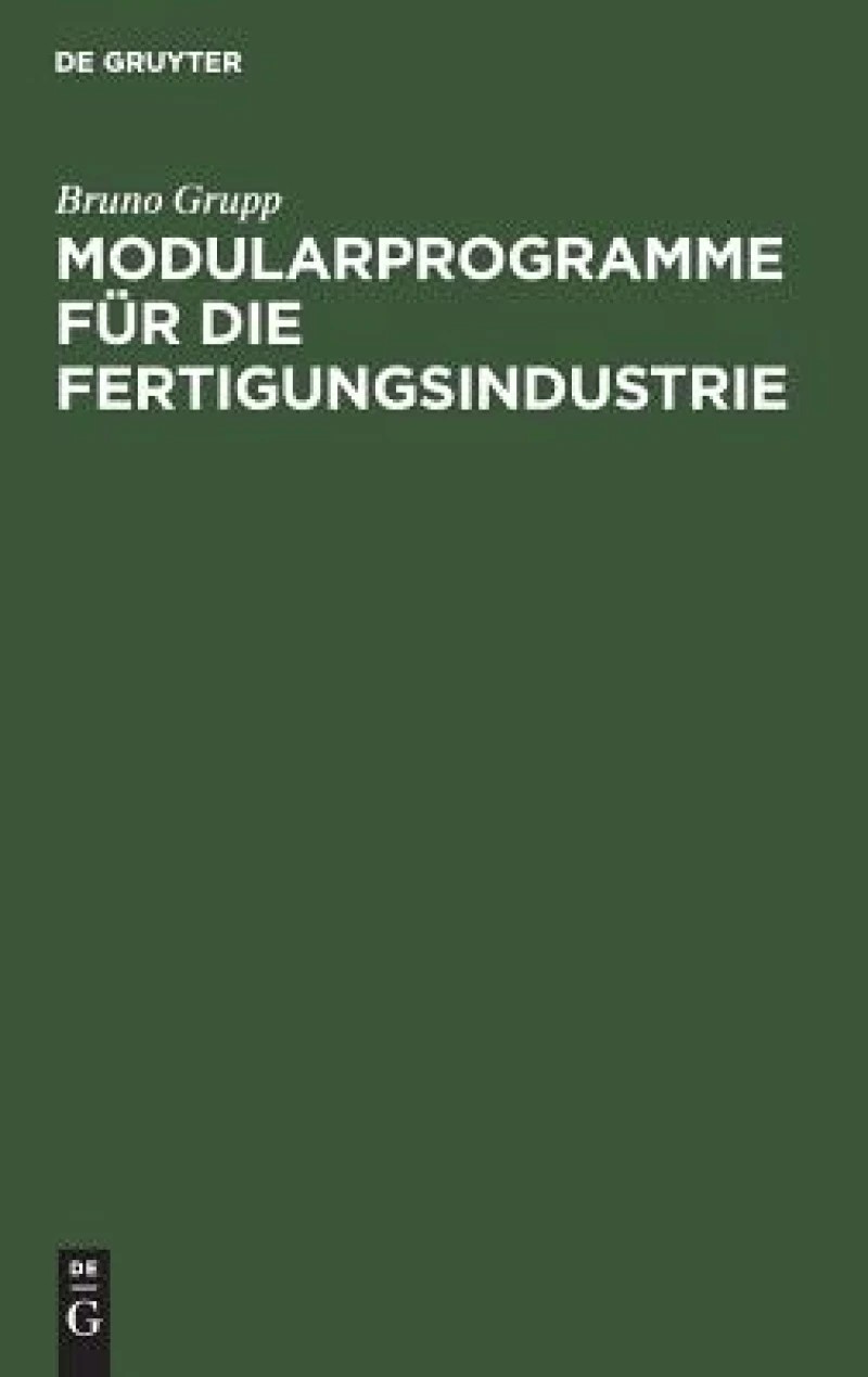Modularprogramme für die Fertigungsindustrie