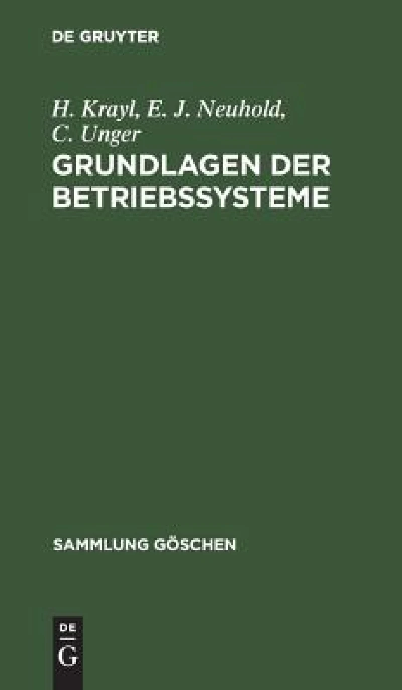 Grundlagen der Betriebssysteme