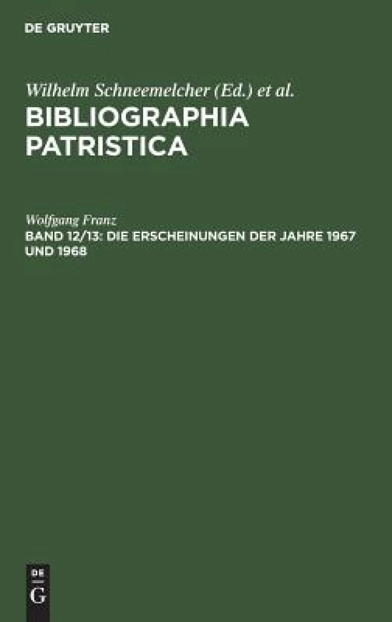 Erscheinungen der Jahre 1967 und 1968