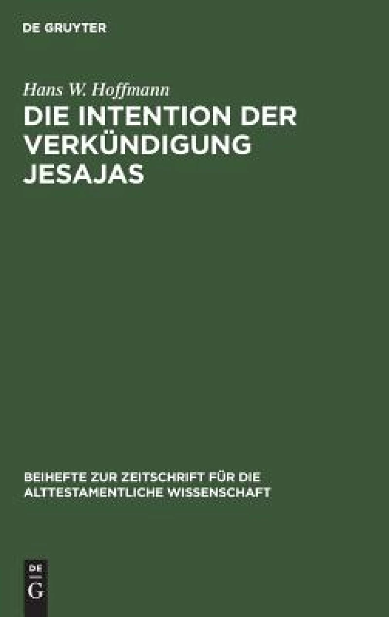 Intention der Verkündigung Jesajas