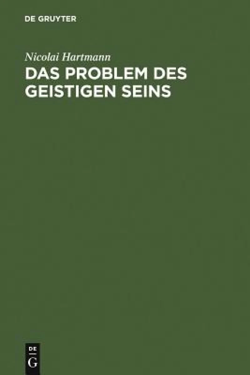 Problem des geistigen Seins