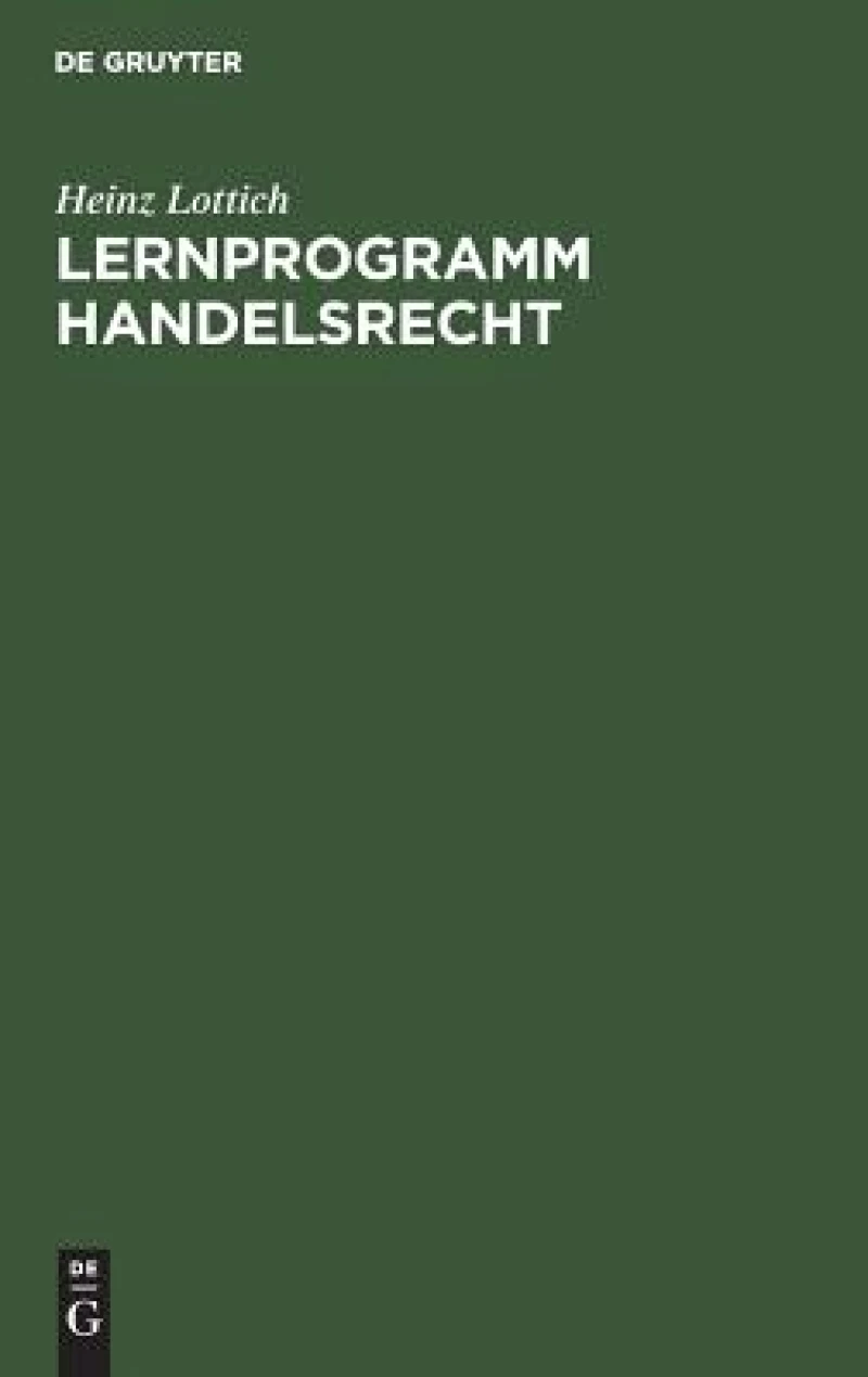Lernprogramm Handelsrecht