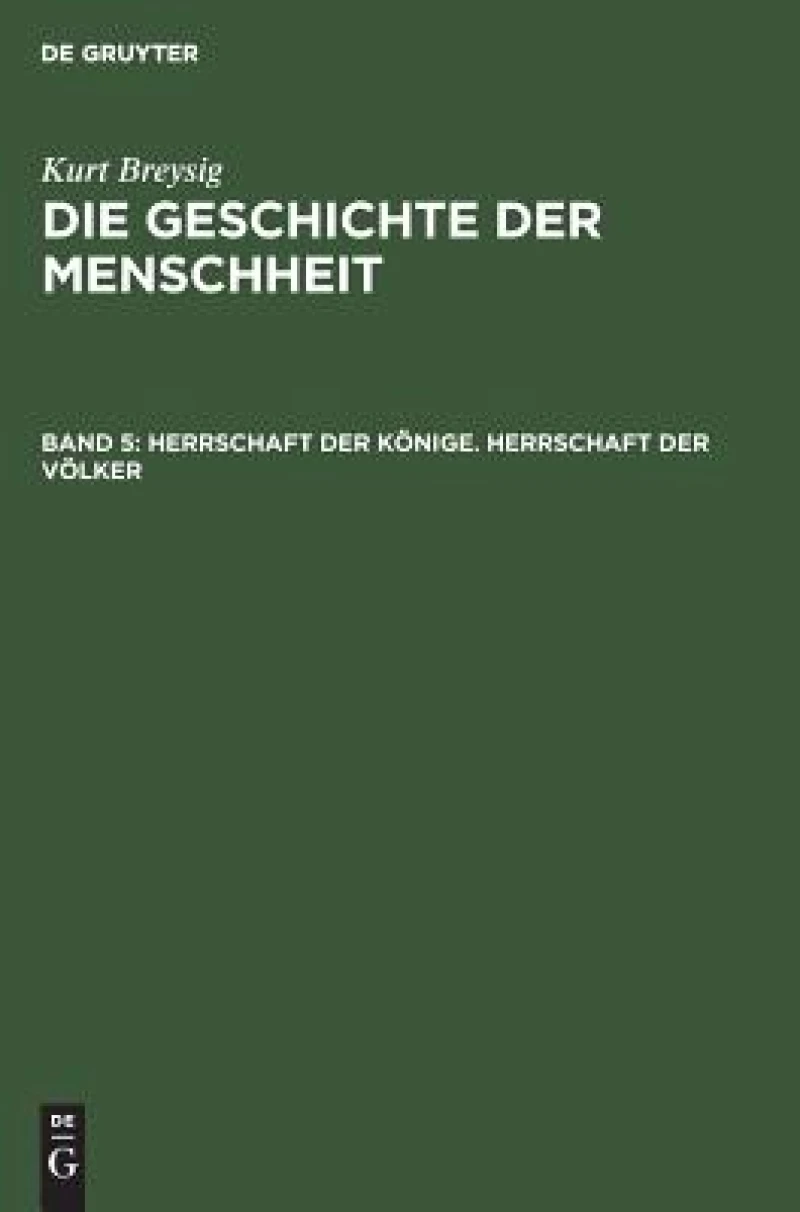 Herrschaft der Könige. Herrschaft der Völker